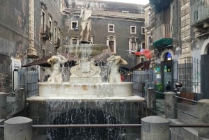 カターニア ストリートフード ツアー: 魚市場と市内中心部