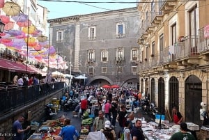 Catânia: Passeio a pé com comida de rua