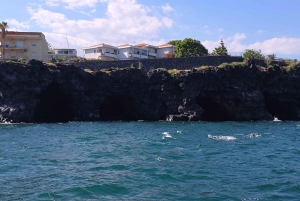 Catania: Segla i solnedgången med aperitif och bad