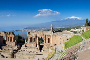 Au départ de Catane : visite d'une jounée de l'Etna, Taormine et Castelmola