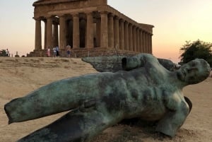 Catania: Templernas dal och Turkiska trappan med mellanmål