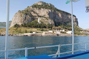 Cefalù: boat trip with fishing, coastal tour, and lunch on board with the catch