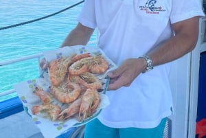 Cefalù: boat trip with fishing, coastal tour, and lunch on board with the catch
