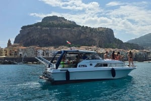 Cefalù: Boottocht van kust tot kust met snorkelen en aperitief