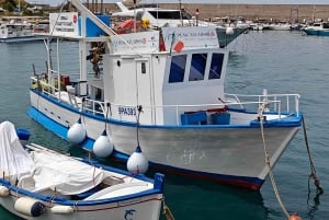 Cefalù: boat trip with fishing, coastal tour, and lunch on board with the catch