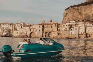 Cefalù en 500 : tour exclusif avec apéritif à bord