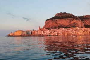 Cefalù: Mini Yacht with Snorkel Stops, Caves and Aperitif