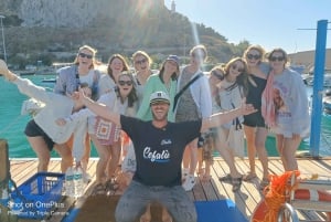 Cefalù: Mini Yacht with Snorkel Stops, Caves and Aperitif