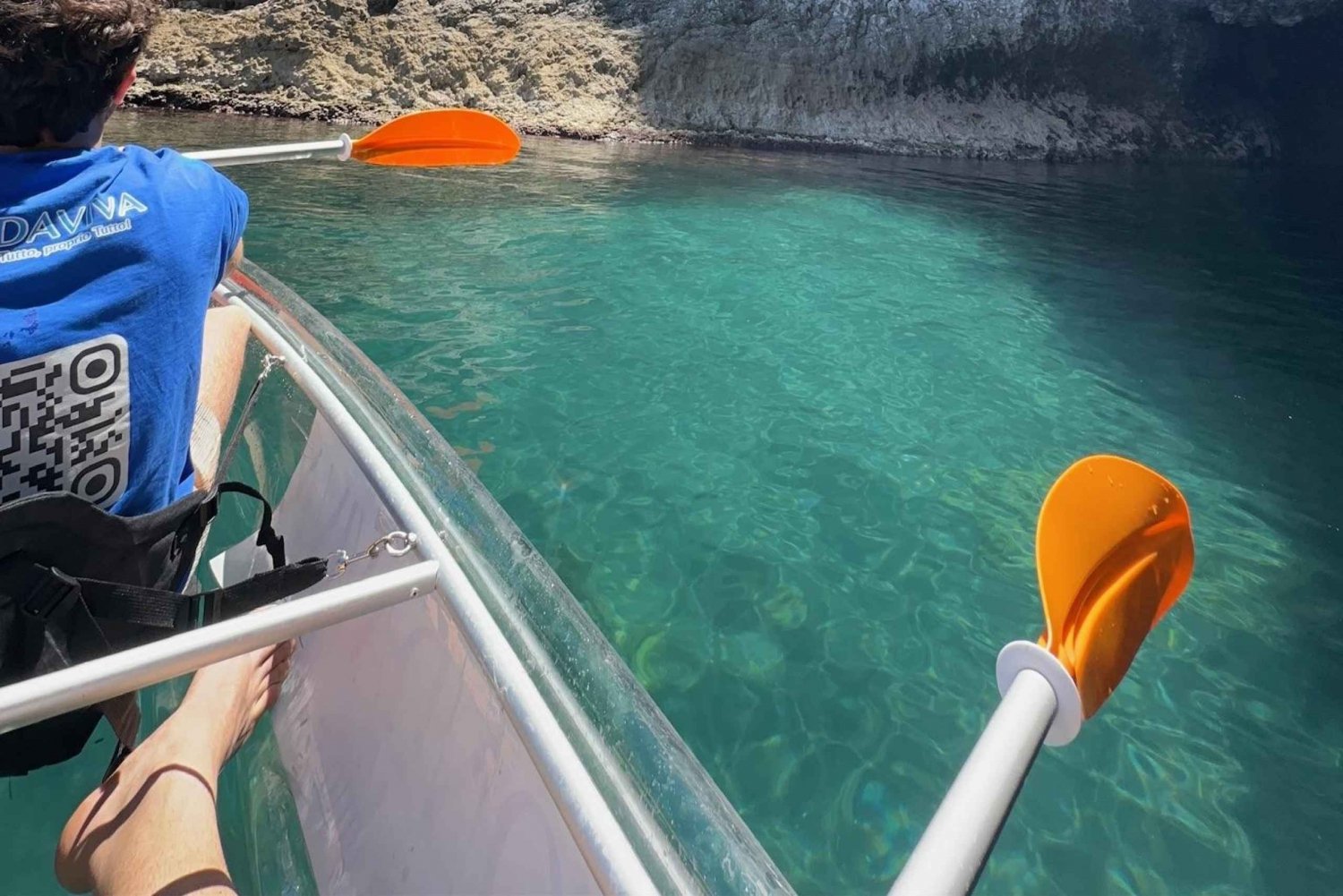 Clear Kayak Tour Taormina Isola Bella