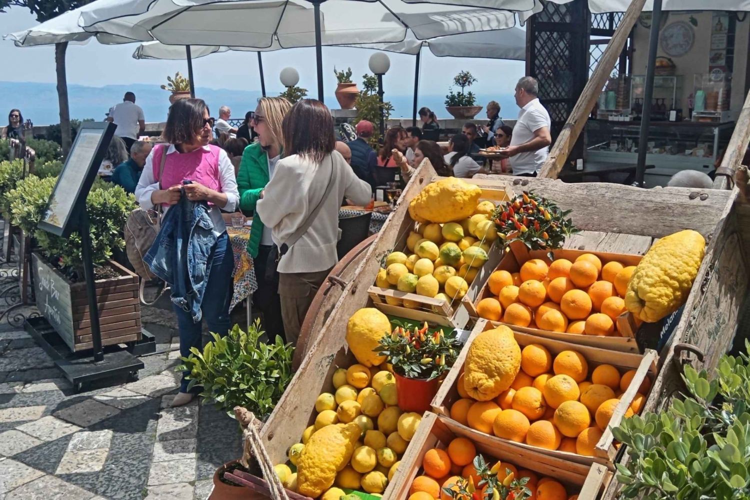 Matlagningskurs och rundtur i Taormina