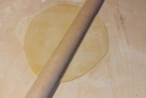 Cooking class we knead the dough with a Sicilian cook