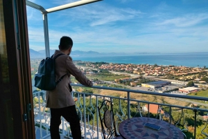 Cooking class we knead the dough with a Sicilian cook