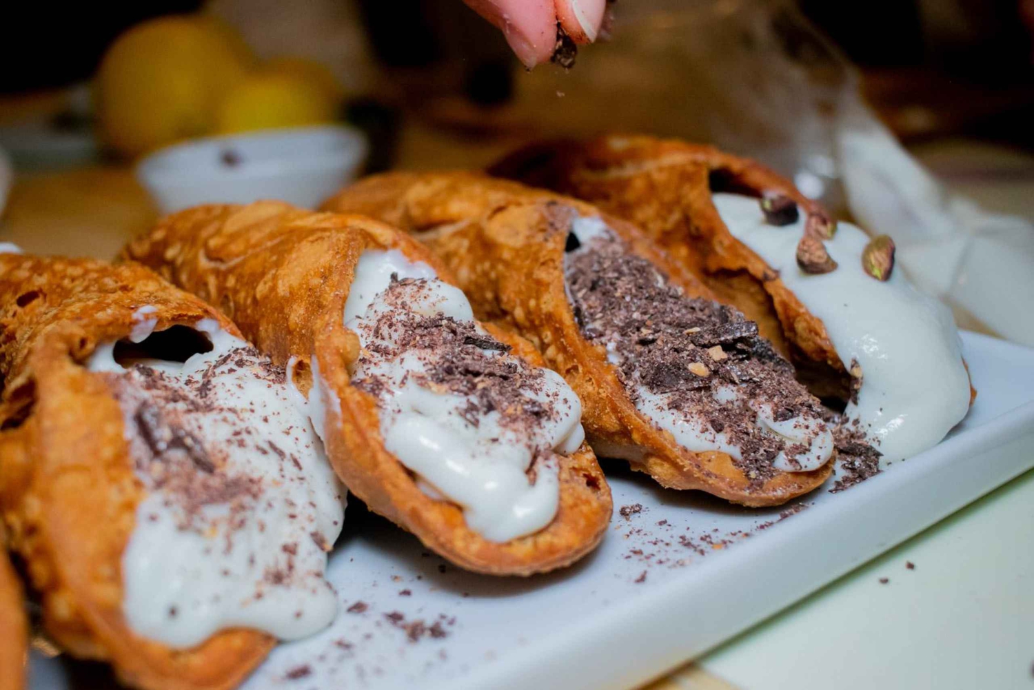 Clase de cocina, visita al mercado de Catania y almuerzo ligero