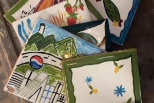 Créez et emportez chez vous votre céramique sicilienne en pierre de lave de l'Etna.