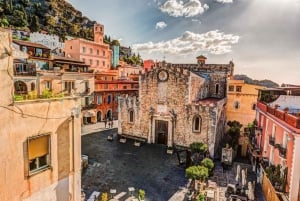 Privata turer i minibuss Monte Etna och Taormina från Siracusa