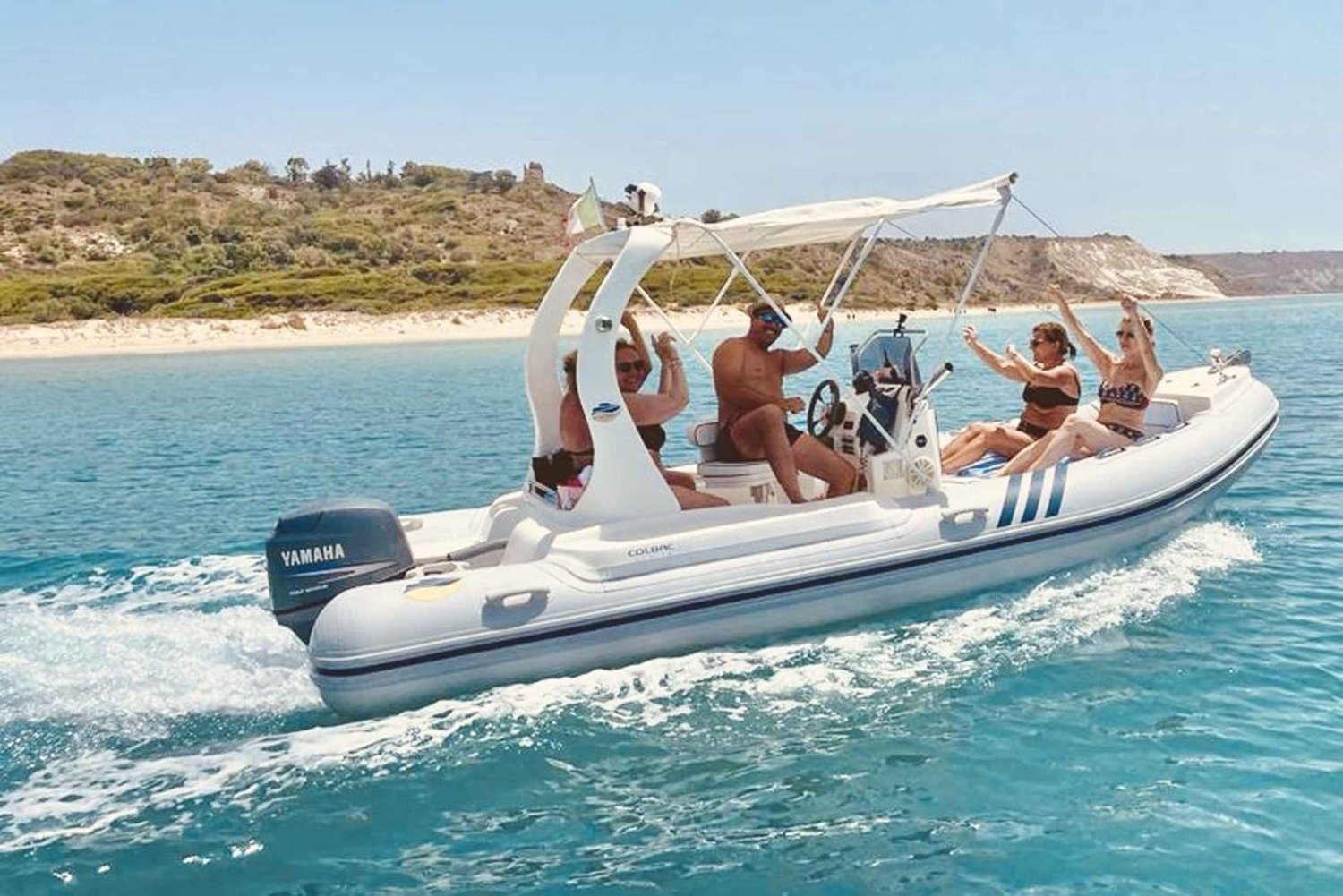 Dinghy tour to Torre Salsa and Scala dei Turchi