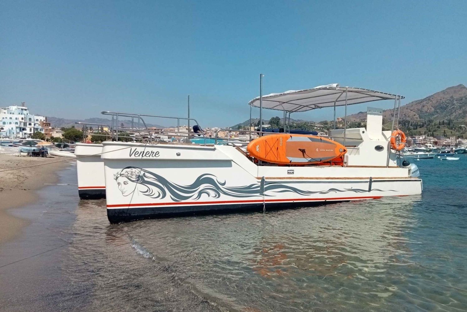 Excursión con delfines en catamarán en Taormina