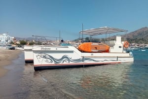 Giardini Naxos: Excursión con delfines en catamarán en Taormina