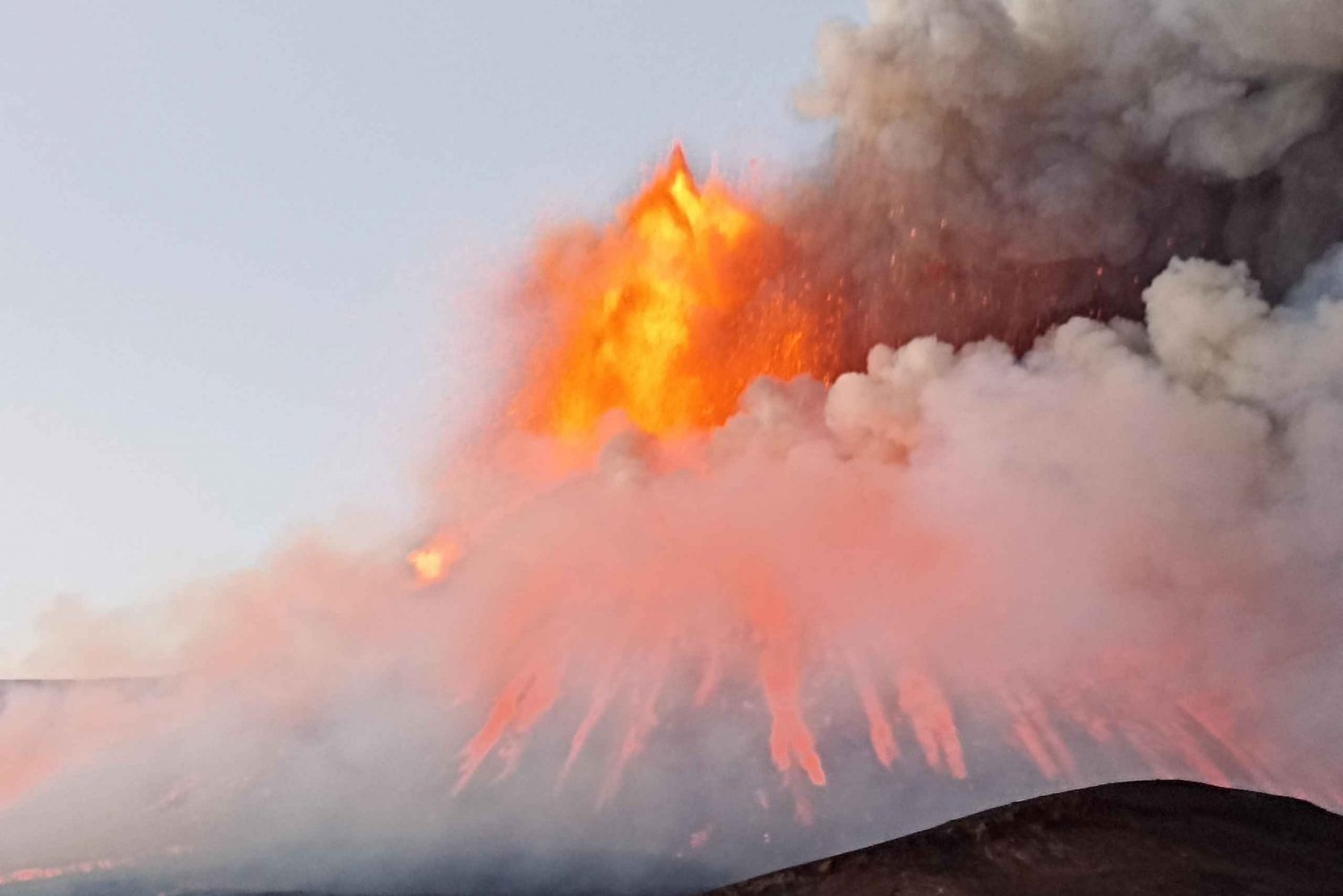 Excursión al cráter del Etna 3345m