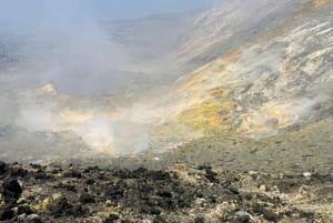 Excursão ao Etna para as crateras do cume 3345m