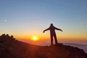 Etna North Sunset: Summit area & Craters of 2002