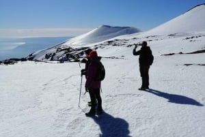 Ätna Süd: Winterwanderung in großer Höhe mit einem Alpine Guide