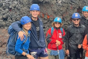 Etna: Guidet fottur i toppområdet fra taubanestasjonen