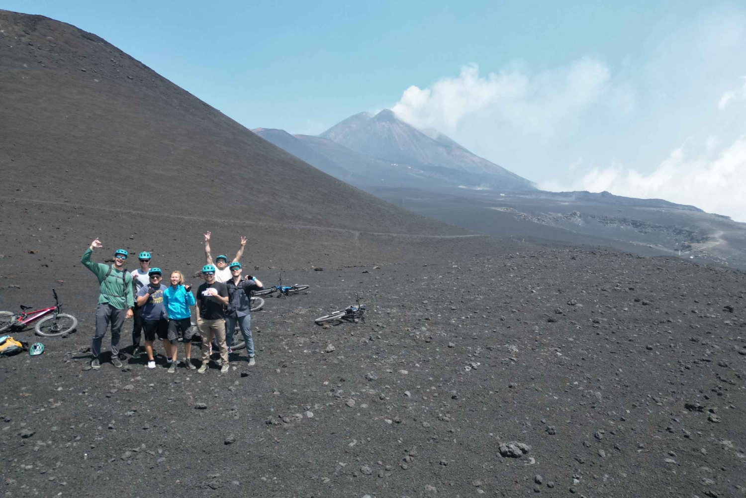 Etna-vuoren huippu E-Bike