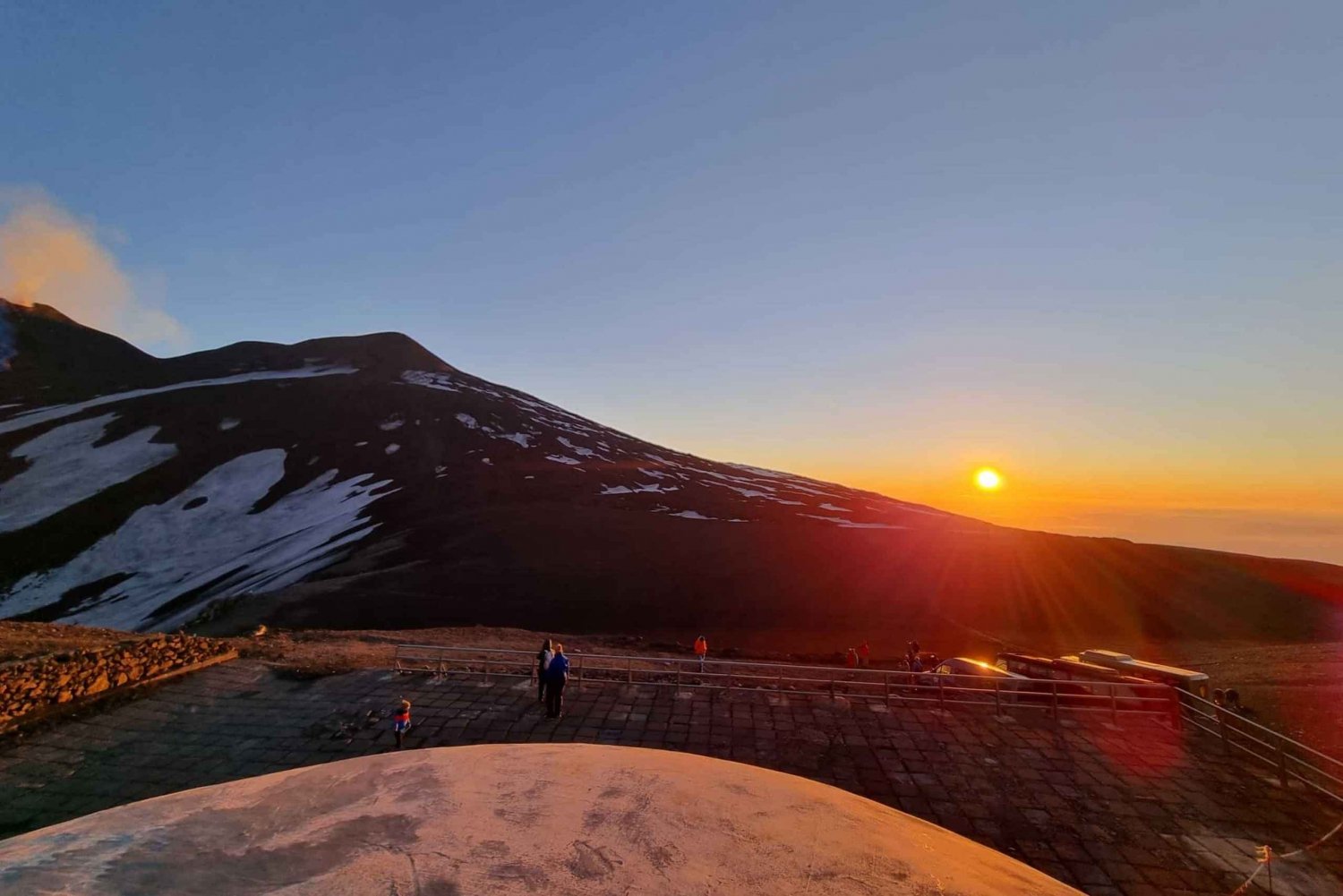 Tour de l'Etna au coucher du soleil avec dîner léger