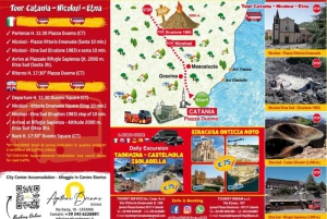 パノラマバスで行くエトナ山ツアー