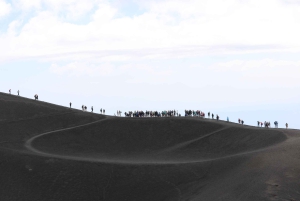 Etna trekking at 3000 meters with cable car, guide, and bookable taxi service
