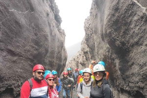 Etna trekking at 3000 meters with cable car, guide, and bookable taxi service