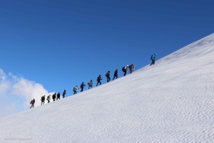 Etna trekking at 3000 meters with cable car, guide, and bookable taxi service