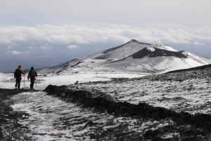 Etna trekking at 3000 meters with cable car, guide, and bookable taxi service