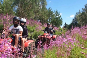 Etna volcano: Etna grand tour by quad bike with cave and lava flow visit