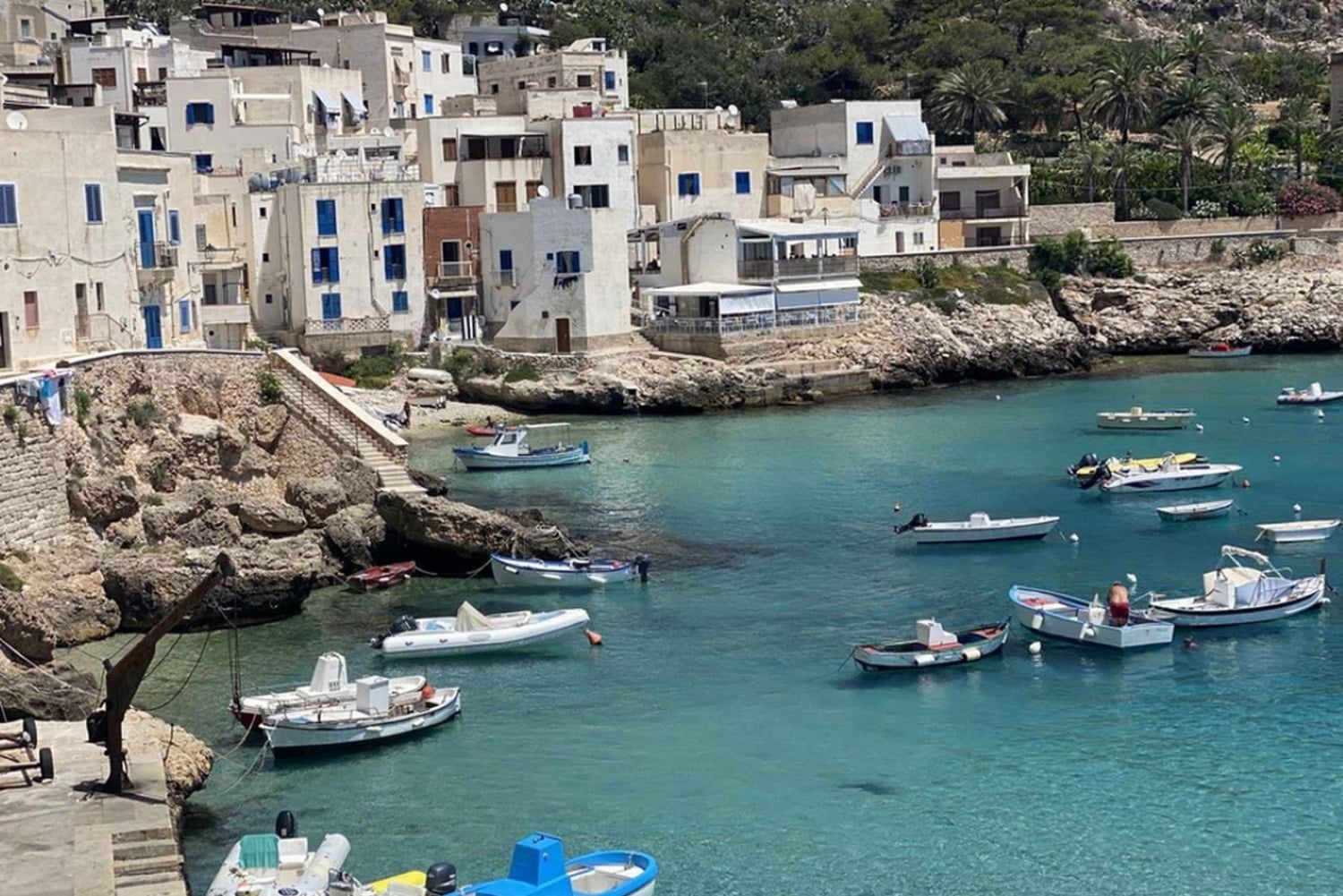 Bootsfahrt nach Favignana und Levanzo mit Mittagessen