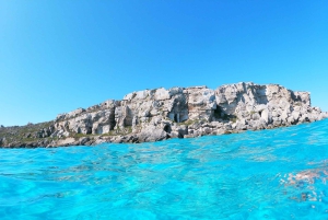 Favignana et l'île de Levanzo : Baignade, plongée en apnée et déjeuner
