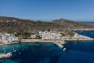 Favignana and Levanzo mini-cruise from Trapani with Lunch