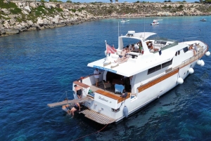 Favignana et Levanzo : excursion partagée Yacht Shalimar IV