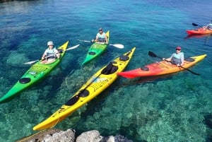 Favignana: kayak excursion, snorkelling and adventure