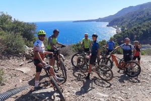 From Castelbuono: Tiberio Gorges E-Bike & Dinghy Tour