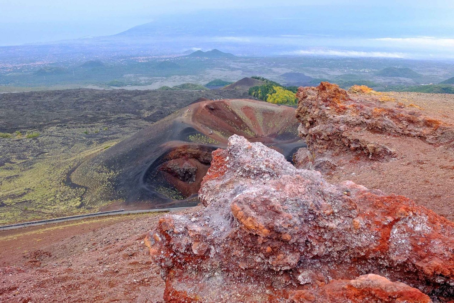 Da Catania: Tour guidato mattutino del vulcano Etna