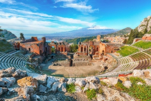 From Catania: Guided Godfather Tour with Taormina Visit