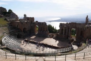 Vanuit Catania: Rondleiding door Taormina en Castelmola