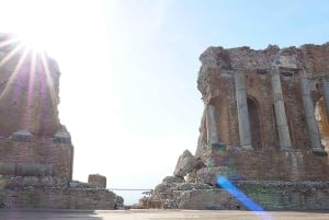 Vanuit Catania: Rondleiding door Taormina en Castelmola