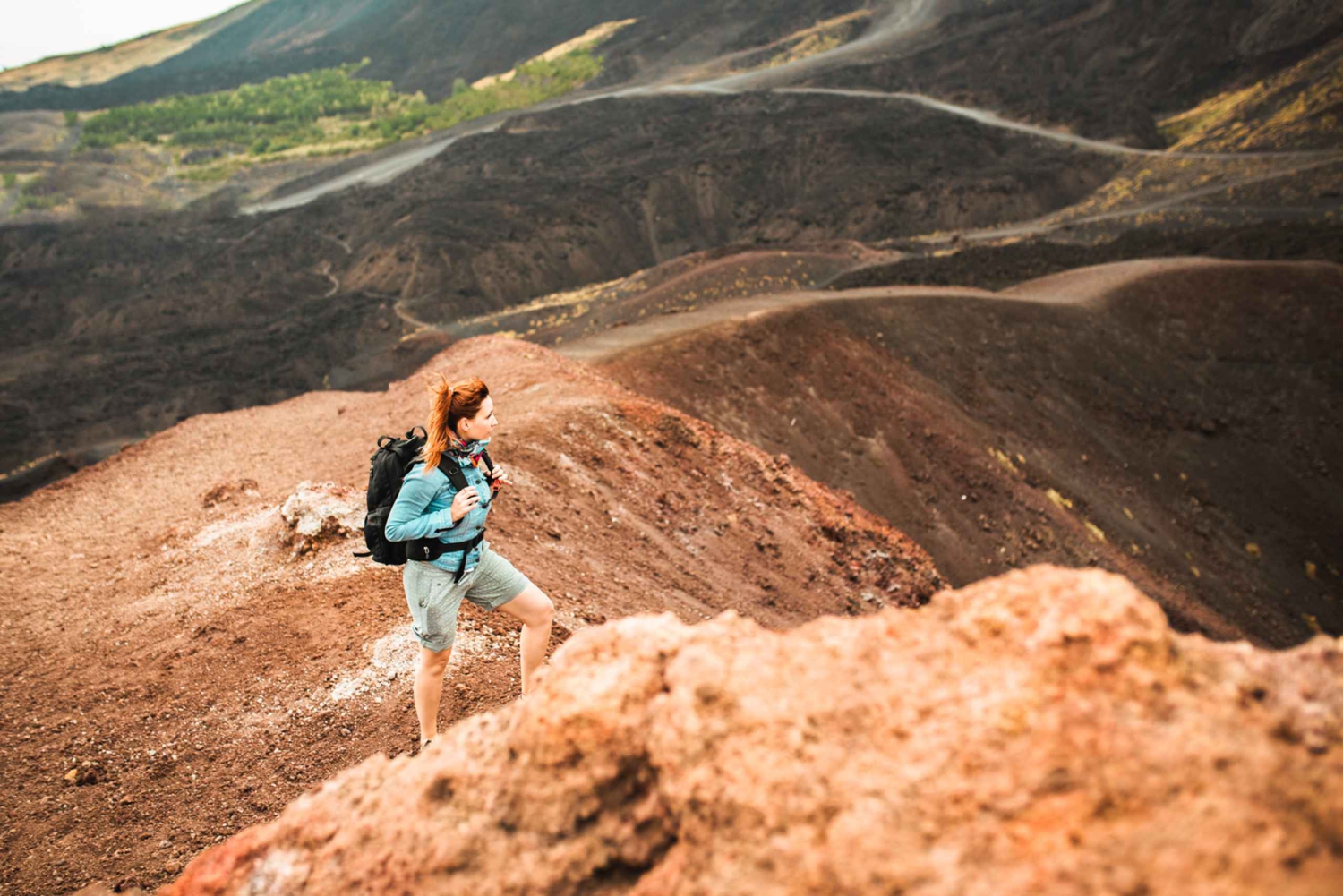 Au départ de Catane : excursion au coucher du soleil sur l'Etna avec apéritif