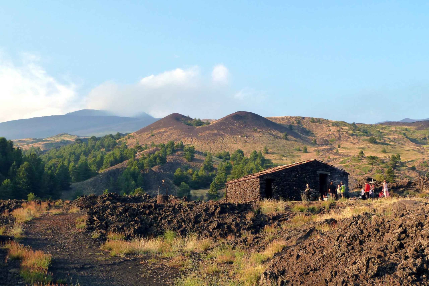 Au départ de Catane : excursion au coucher du soleil sur l'Etna avec apéritif