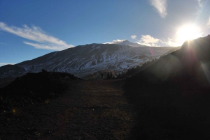 Au départ de Catane : excursion au coucher du soleil sur l'Etna avec apéritif
