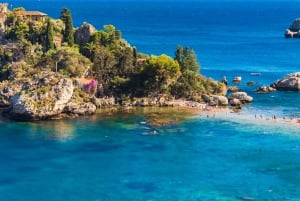 Depuis Catane : excursion à Taormine, Isola Bella et Castelmola