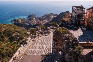 Fra Catania: Dagsudflugt til Taormina, Isola Bella og Castelmola